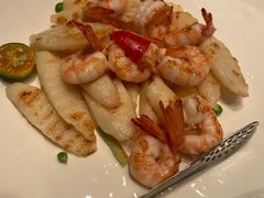翠绿山药炒虾仁-满满海佛跳墙(千禧店)