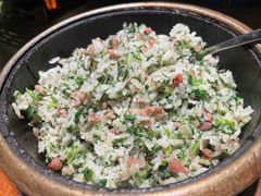 石锅荠菜腊味菜饭-苏乡兰亭·新派淮扬菜(吾悦广场店)