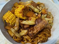 内蒙焖面-内蒙焖面大盆骨餐馆(山大路店)