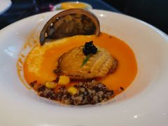 蟹粉虾汤蛋羹黑鱼籽蒸鲍鱼-蟹榭·本帮江浙菜·蟹宴(五角场合生汇商场店)