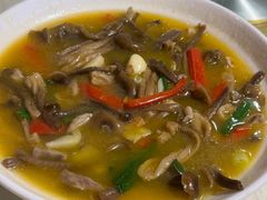 鹿茸菇肚条-柏合黄记豆腐皮饭店