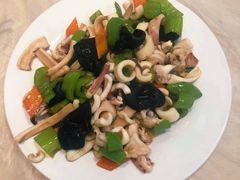 辣炒鱿鱼-宾朋海鲜特色美食餐厅·纯手工鲅鱼水饺(兴海路店)