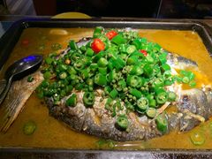 -探鱼·鲜青椒爽麻烤鱼(广州花都来又来店)