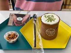 饼干杯奶盖茶-茶是一枝花泡茶店