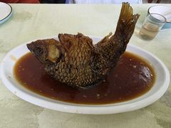 罾蹦鲤鱼-奥华餐厅·老张记(台基厂店)