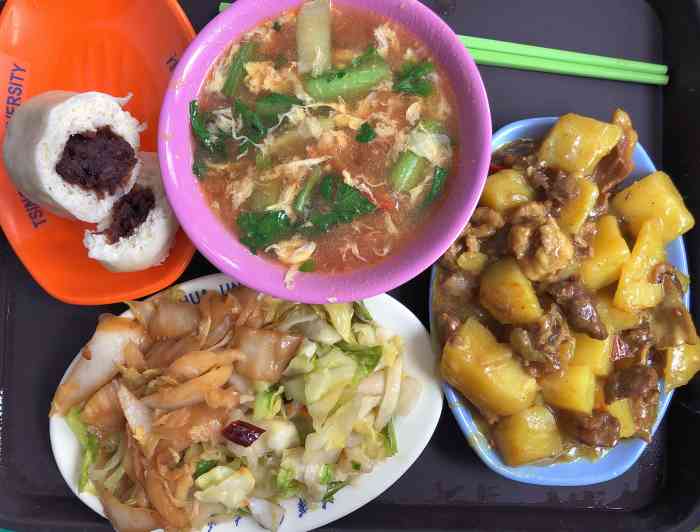 清华大学桃李园餐厅-"继续福州窗口.福州猪肉饭,更准确的说是".