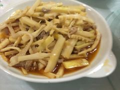 竹笋肉丝-天乐农家鱼头王(天目湖店)