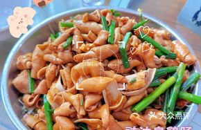Stir-Fried Goose Intestines in Soy Sauce