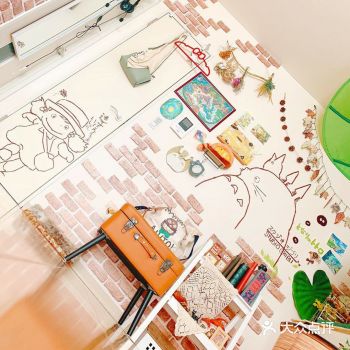 今天是宫崎骏老先生的动漫迷，卧室里满是手办和贴画