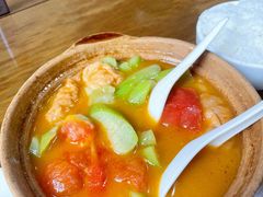 番茄丝瓜炒面筋-沈记菜馆(酒仙桥路店)