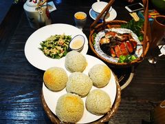 招牌绿茶包-凤凰山斑鱼馆(恭城店)