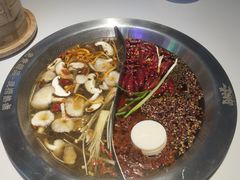 菌菇红油鸳鸯锅-卤校长重庆火锅(国兴店)