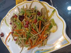 凉拌豆腐丝花生米-晓林火锅(安定门店)