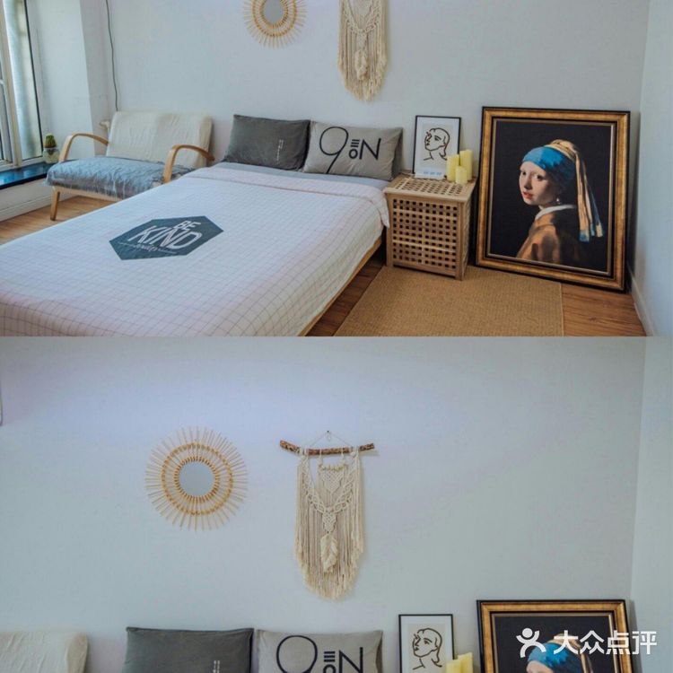 100多💰青岛270°海景民宿‼️躺在床上看大海