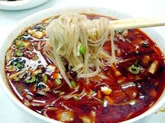 农家菠菜臊子面汤面-令氏家外家周秦食府(高新店)