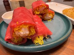 鲜虾红米脆皮肠-山水茶艺馆·点心粤菜·30年老字号