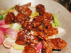 蒜香蜜汁排骨-绿茶餐厅(同成街华联店)