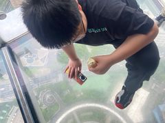 -东方明珠259米全透明悬空观光廊