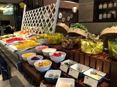 自助取餐区-美食汇海鲜自助餐厅·小龙虾烧烤(富力万达文华酒店)