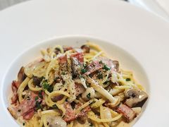 奶油蘑菇培根意大利面-JANS意式简餐厅·惠灵顿牛排