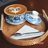 用茶碗喝咖啡也太有趣了吧！