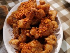 w招牌椒盐牛蛙-新大咀港式茶餐厅(宝山万达店)