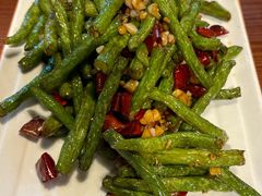 干煸四季豆-钟掌勺忘不了地道湘菜(新天地假日广场店)