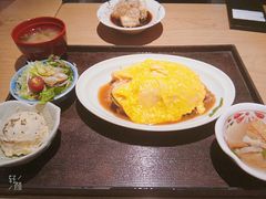 芝士鸡肉扣蛋定食-味太助·银饭食堂(中华城店)