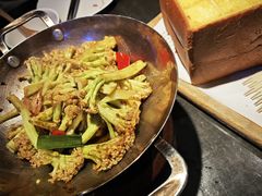 香锅花菜-绿茶餐厅(朝阳大悦城店)