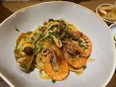 西班牙风情海鲜宽面-HELLO 27 意面·沙拉·帕尼尼