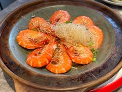 粉丝焗黑虎虾-吕氏焗小鲜•花园餐厅(八大关店)