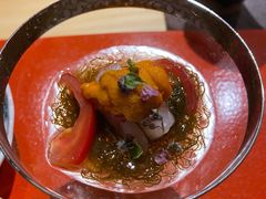 醋拌甜虾海胆杯-鮨青(恒基名人购物中心店)