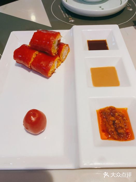 悦满楼·西关名点·湛江名菜(航空综合大厦店)招牌明虾红米肠图片