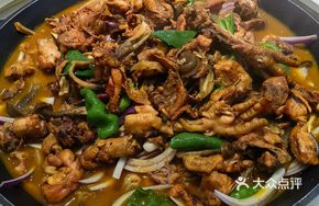 Stir-Fried Chicken in Large Pot