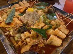 鱼饼火山炒年糕-包装马车·韩国料理·포장마차