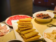 炸豆皮-蜀留香火锅·始于1999·原四川老火锅(白堤路店)