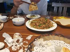 芥菜丝炒肉丝-天赢酒楼(青馨家园店)