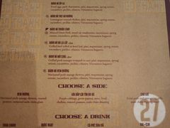 菜单-Cô Thành Restaurant
