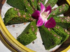 艾香青汁糕-阿露佳·舌尖上的安吉菜