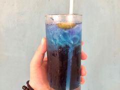 -蝶豆花蓝面条