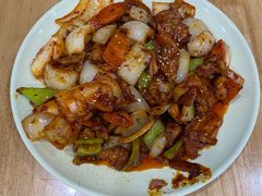 辣炒五花肉-贤花饭店(城阳店)