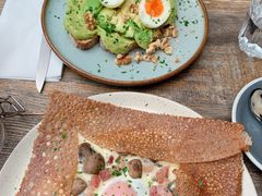 鸡蛋蘑菇熏肉荞麦可丽饼-RAC BAR(安福路店)