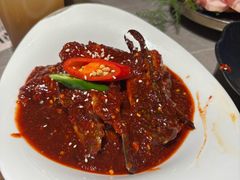 -草家酱蟹炭火烤肉店(珲春南路一店)