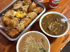 油条灌鸡蛋-李记五香豆沫