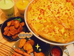 金枕榴莲拼香芒醉鸡-乐凯撒披萨(恒隆广场店)