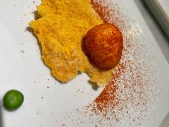 爆浆鹌鹑蛋配金沙灯影鱼片-辛香汇·现炒川菜(淮海路百盛店)