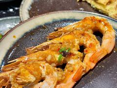 铁板和风口味海捕虾-大成铁板烧•板前(复古餐厅石老人店)