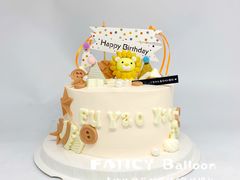-卡比儿童蛋糕·心意定制·低脂零卡糖动物奶油FancyBALLOON(滨海店)