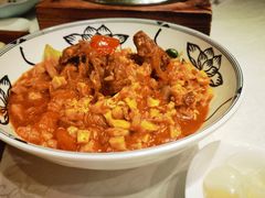 小炒牛肉泡馍-汉唐宴长安食府