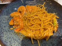 芝士蘑菇鲜虾意大利面-BE BRIGHT KITCHEN(正佳广场店)